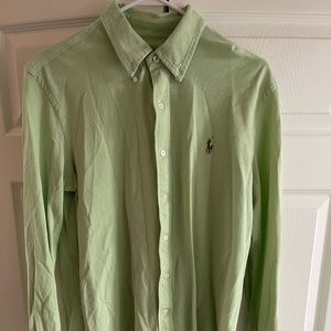 vintage polo ralph lauren knit oxford dress long sleeve shirt